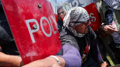 Protestas contra Israel y en apoyo a la flotilla Protestas contra Israel y en apoyo a la flotilla