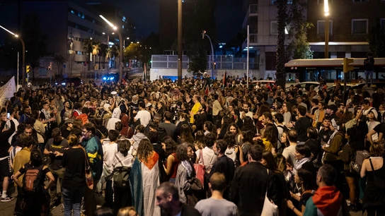 Concentración en Barcelona contra el Gobierno de Israel y en apoyo a la flotilla Concentración en Barcelona contra el Gobierno de Israel y en apoyo a la flotilla