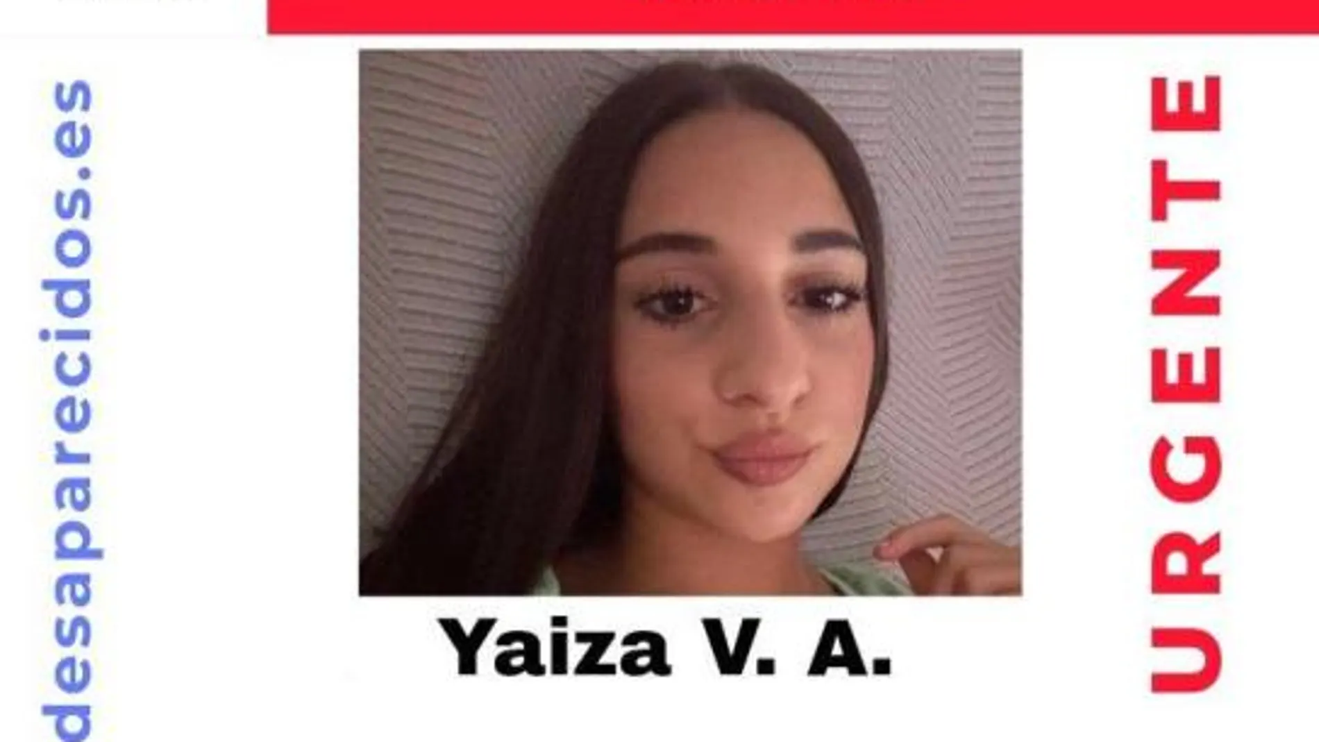 Yaiza V.A, menor desaparecida Yaiza V.A, menor desaparecida