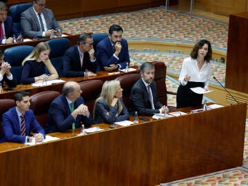 La presidenta de la Comunidad de Madrid, Isabel Díaz Ayuso