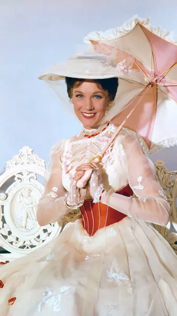 Julie Andrews en Mary Poppins en 1965