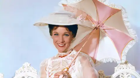 Julie Andrews en Mary Poppins en 1965 Julie Andrews en Mary Poppins en 1965