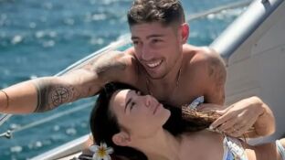 Mina Bonina y Fede Valverde