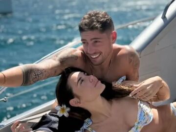 Mina Bonina y Fede Valverde