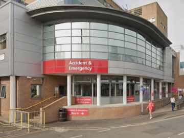 Captura de pantalla del Hospital de Yeovil, Inglaterra