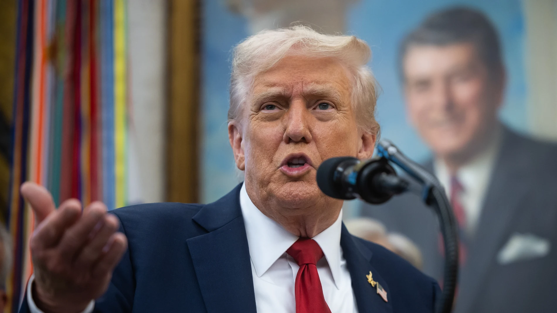 Donald Trump en imagen de archivo Donald Trump en imagen de archivo
