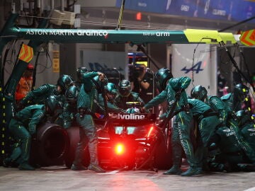 Fernando Alonso durante el GF de Singapur