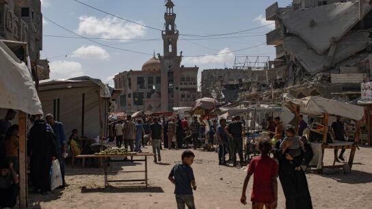 Imagen desde Khan Yunis, Gaza. 