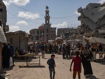 Imagen desde Khan Yunis, Gaza. 