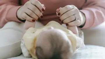 Imagen de archivo de un bebé Imagen de archivo de un bebé