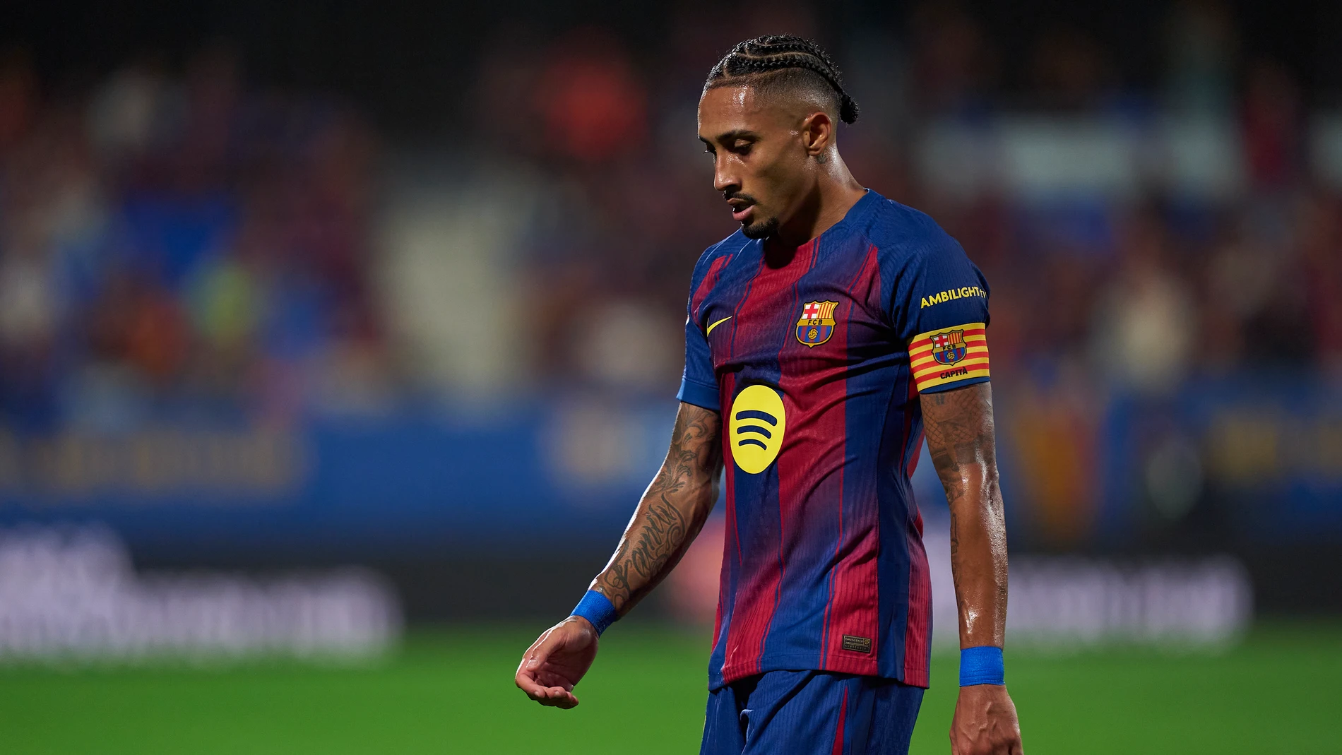 Raphinha en un partido con el Barça Raphinha en un partido con el Barça