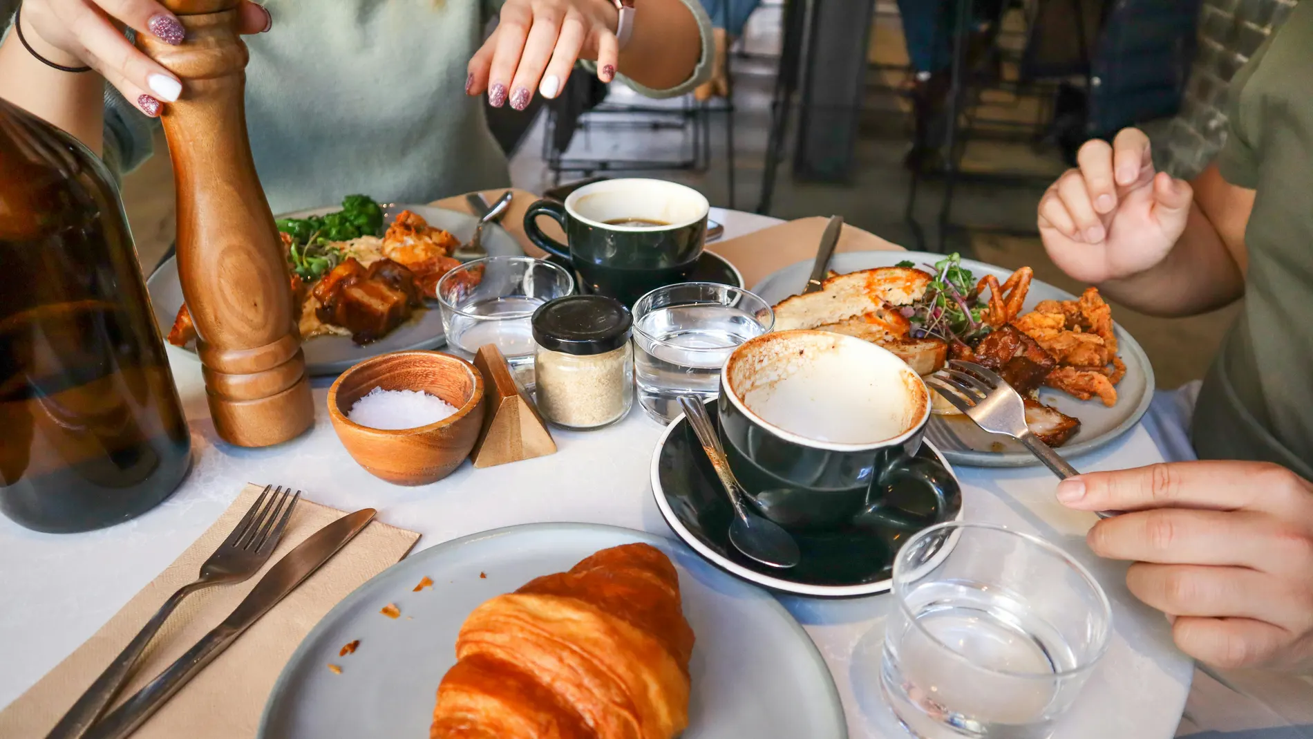 Imagen de archivo de un brunch. Imagen de archivo de un brunch.