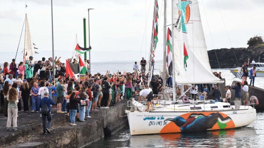 Los nueves barcos de la otra flotilla que navegaba a Gaza han sido interceptados por Israel