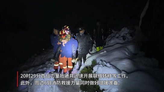 Rescate de alpinistas en el Everest