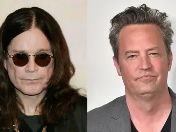 Ozzy Osbourne y Matthew Perry Ozzy Osbourne y Matthew Perry