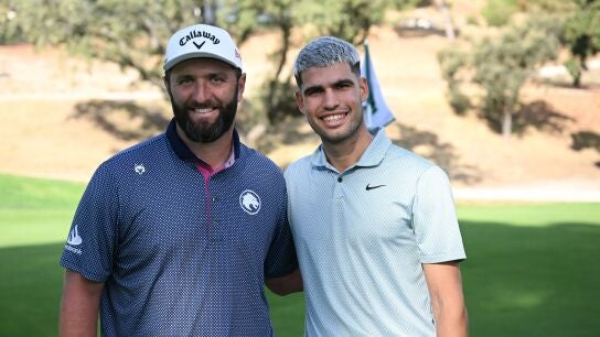 Jon Rahm y Carlos Alcaraz