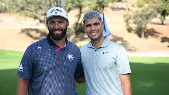 Jon Rahm y Carlos Alcaraz Jon Rahm y Carlos Alcaraz