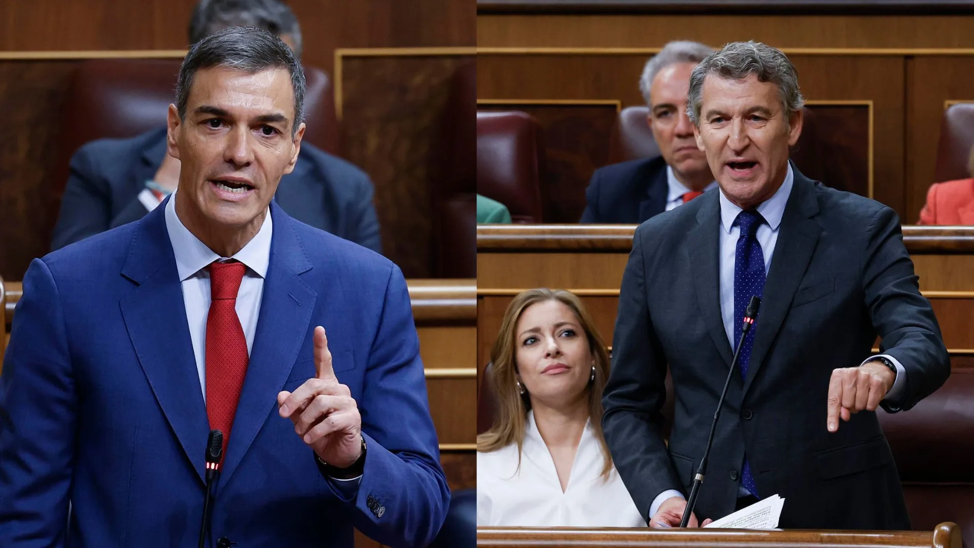 Pedro Sánchez y Alberto Núñez Feijóo Pedro Sánchez y Alberto Núñez Feijóo