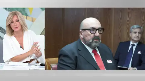 Koldo García en Espejo Público. Koldo García en Espejo Público.