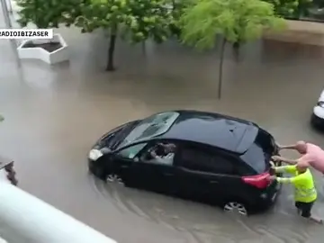 Lluvias, cortes y medidas de precaución en Ibiza Lluvias, cortes y medidas de precaución en Ibiza