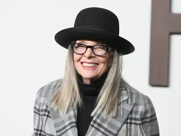 La actriz estadounidense Diane Keaton La actriz estadounidense Diane Keaton