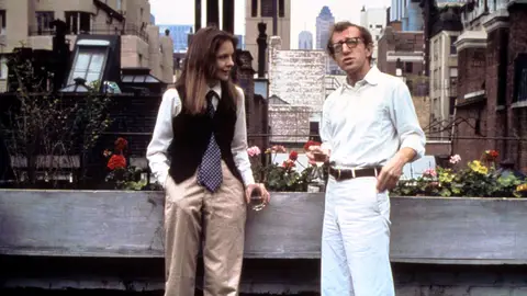 Diane Keaton y Woody Allen en Annie Hall Diane Keaton y Woody Allen en Annie Hall