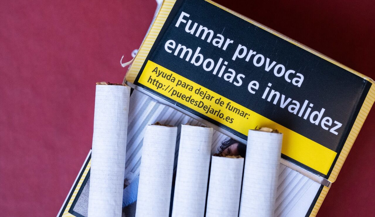 Imagen de una cajetilla de tabaco. 