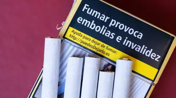 Imagen de una cajetilla de tabaco. Imagen de una cajetilla de tabaco.