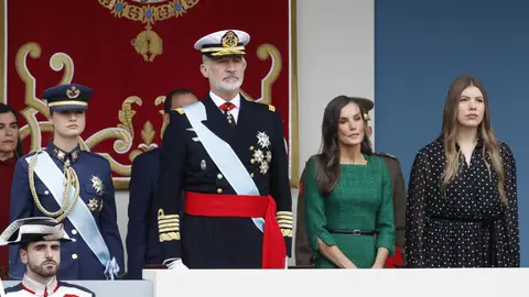 La Familia Real, en el Día de la Hispanidad La Familia Real, en el Día de la Hispanidad