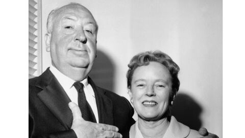 Alfred Hitchcoch y Alma Reville