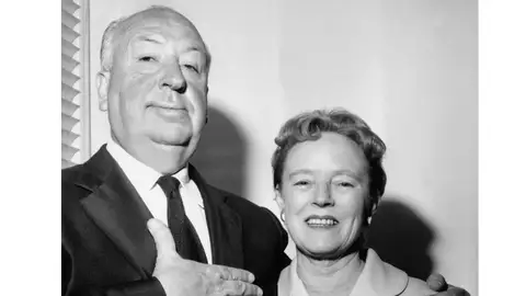 Alfred Hitchcoch y Alma Reville Alfred Hitchcoch y Alma Reville