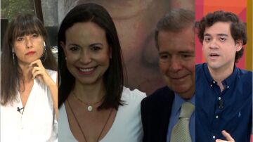La politóloga Arantxa Tirado y el exiliado venezolano Andrés Villavicencio debaten sobre el Nobel de María Corina Machado