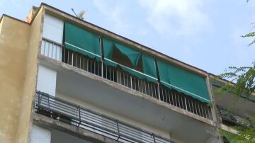 El edificio en el que se localizó al hombre muerto