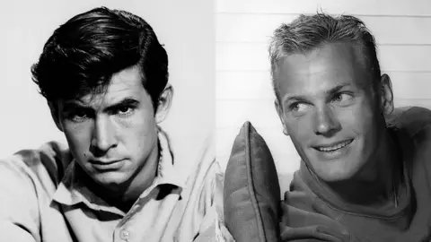 Anthony Perkins y Tab Hunter Anthony Perkins y Tab Hunter