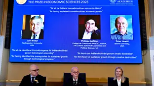 Joel Mokyr, Philippe Aghion y Peter Howitt obtienen el Nobel de Economía Joel Mokyr, Philippe Aghion y Peter Howitt obtienen el Nobel de Economía