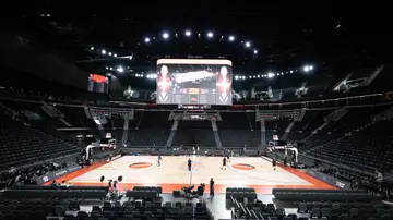 Una imagen del interior del Roig Arena Una imagen del interior del Roig Arena