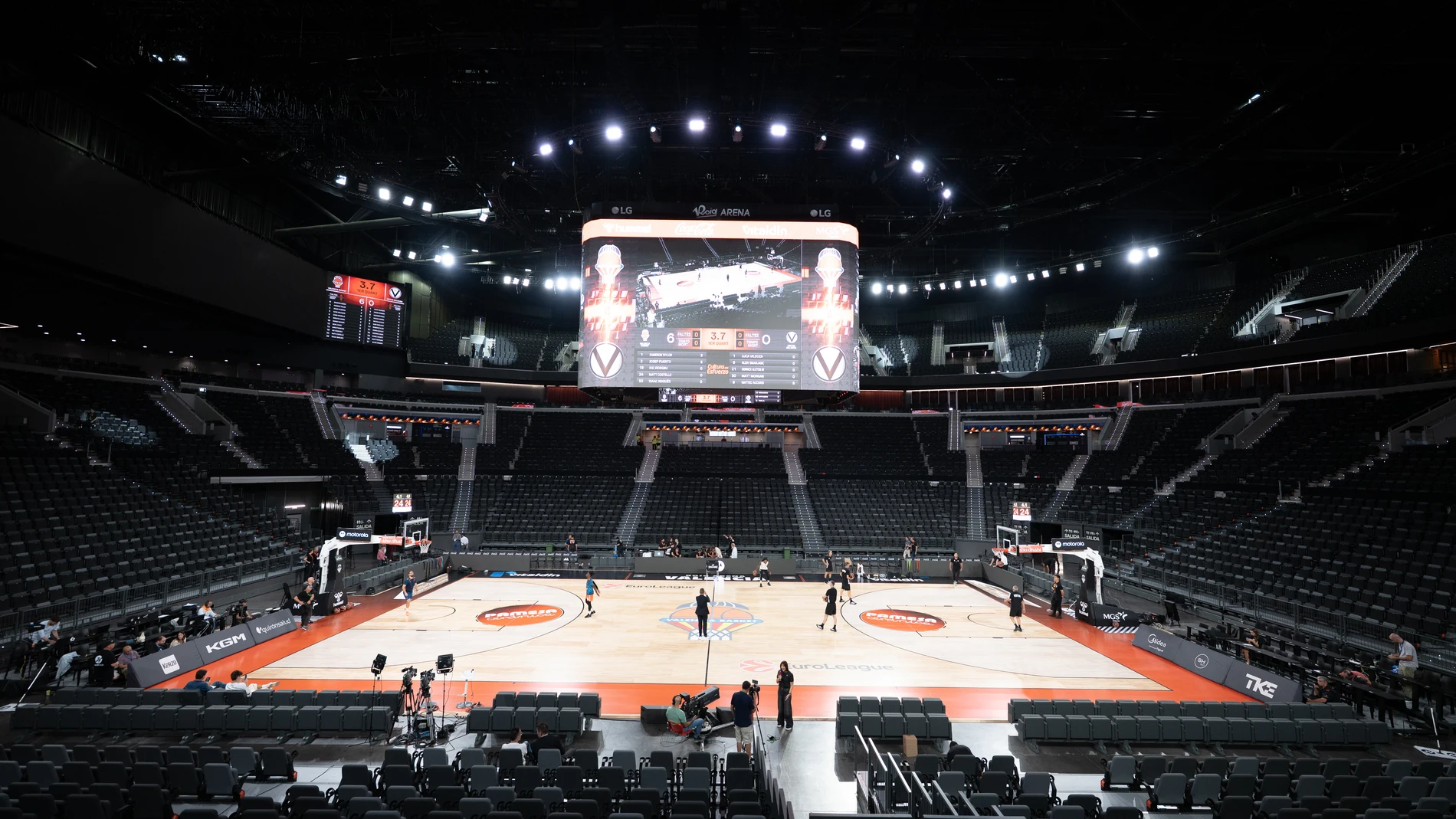 Una imagen del interior del Roig Arena Una imagen del interior del Roig Arena