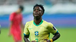 Vinicius Jr durante el partido ante Corea del Sur Vinicius Jr durante el partido ante Corea del Sur