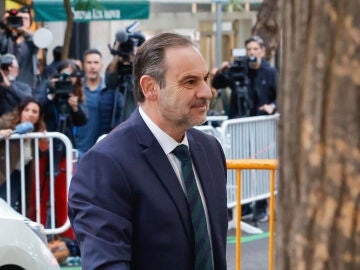 El exministro Jose Luis Ábalos, a su llegada este miércoles al Tribunal Supremo