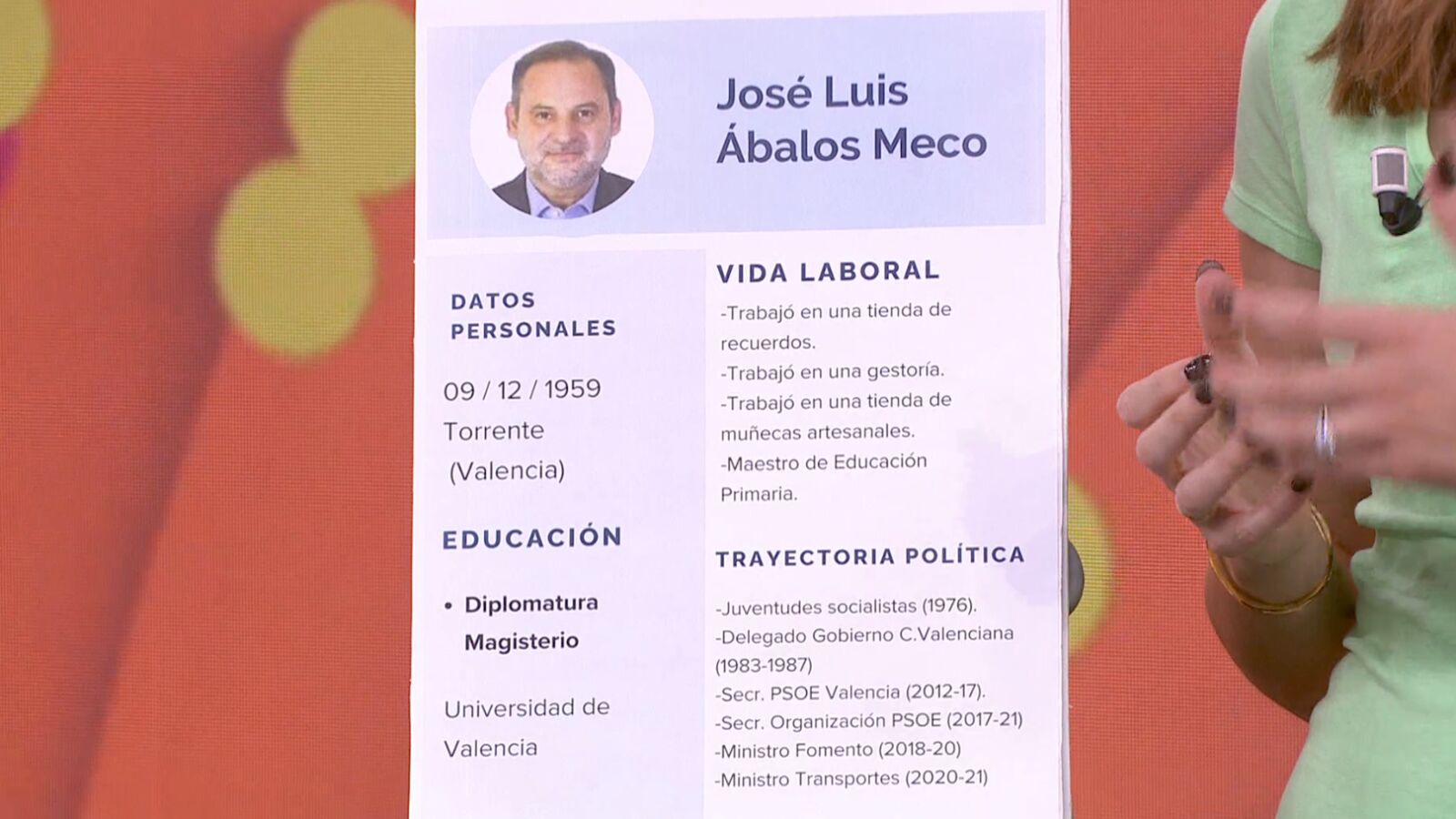 El currículum de José Luis Ábalos ¿Cuál era su profesión antes de la política?