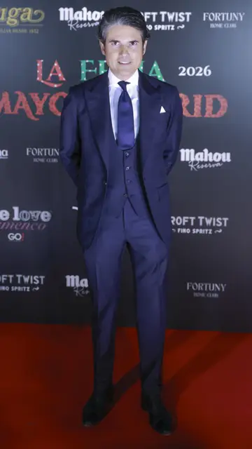 Julián Porras-Figueroa, en un photocall en Madrid Julián Porras-Figueroa, en un photocall en Madrid