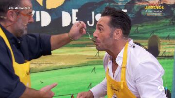 El homenaje gastronómico de David de Jorge a David Bustamante con su 'sobaomisú'