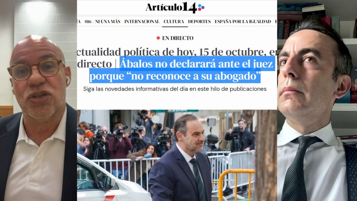 El juez Ignacio González Vega, sobre la renuncia de Ábalos a su abogado: "El juez instructor ha considerado que es una táctica defraudatoria"