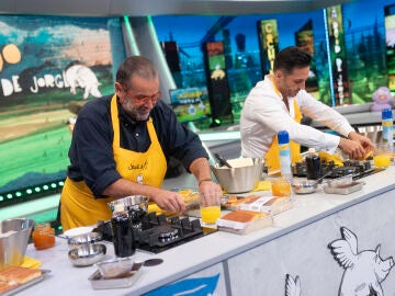 El homenaje gastron&oacute;mico de David de Jorge a David Bustamante con su 'sobaomis&uacute;'