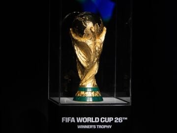 El trofeo de la Copa del Mundo de la FIFA