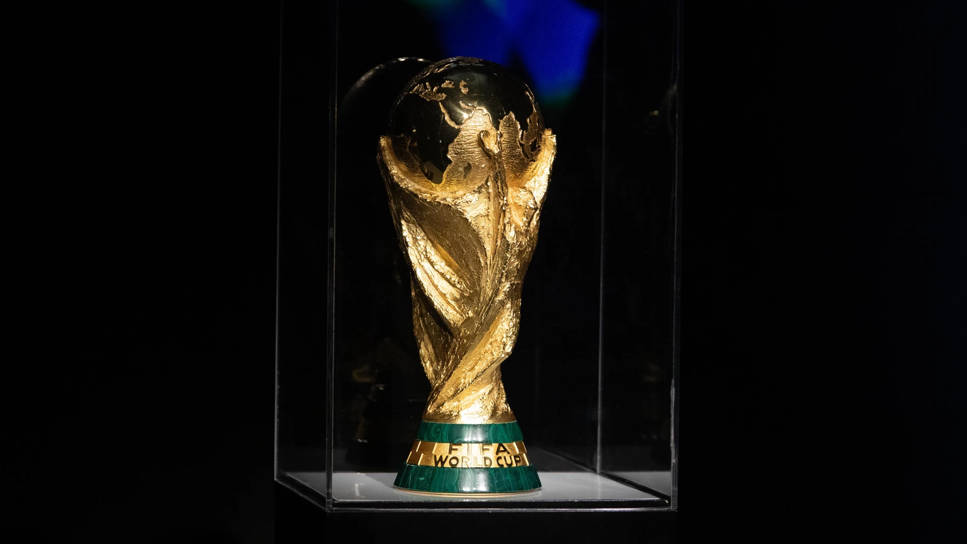 El trofeo de la Copa del Mundo de la FIFA El trofeo de la Copa del Mundo de la FIFA