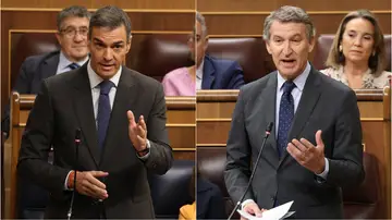 Pedro Sánchez y Alberto Núñez Feijóo durante una sesión de control al Gobierno, en el Congreso, a 15 de octubre de 2025 Pedro Sánchez y Alberto Núñez Feijóo durante una sesión de control al Gobierno, en el Congreso, a 15 de octubre de 2025