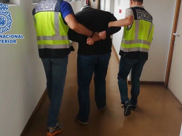 Imagen del momento de la detención 