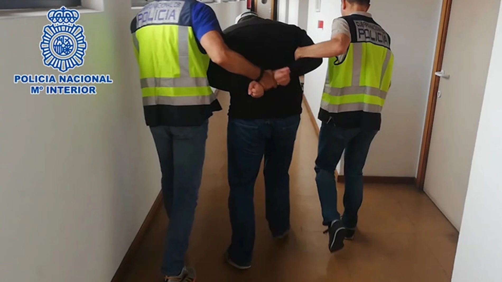 Imagen del momento de la detención Imagen del momento de la detención