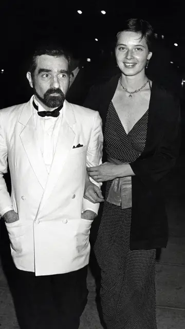 Martin Scorsese e Isabella Rossellini durante su matrimonio Martin Scorsese e Isabella Rossellini durante su matrimonio